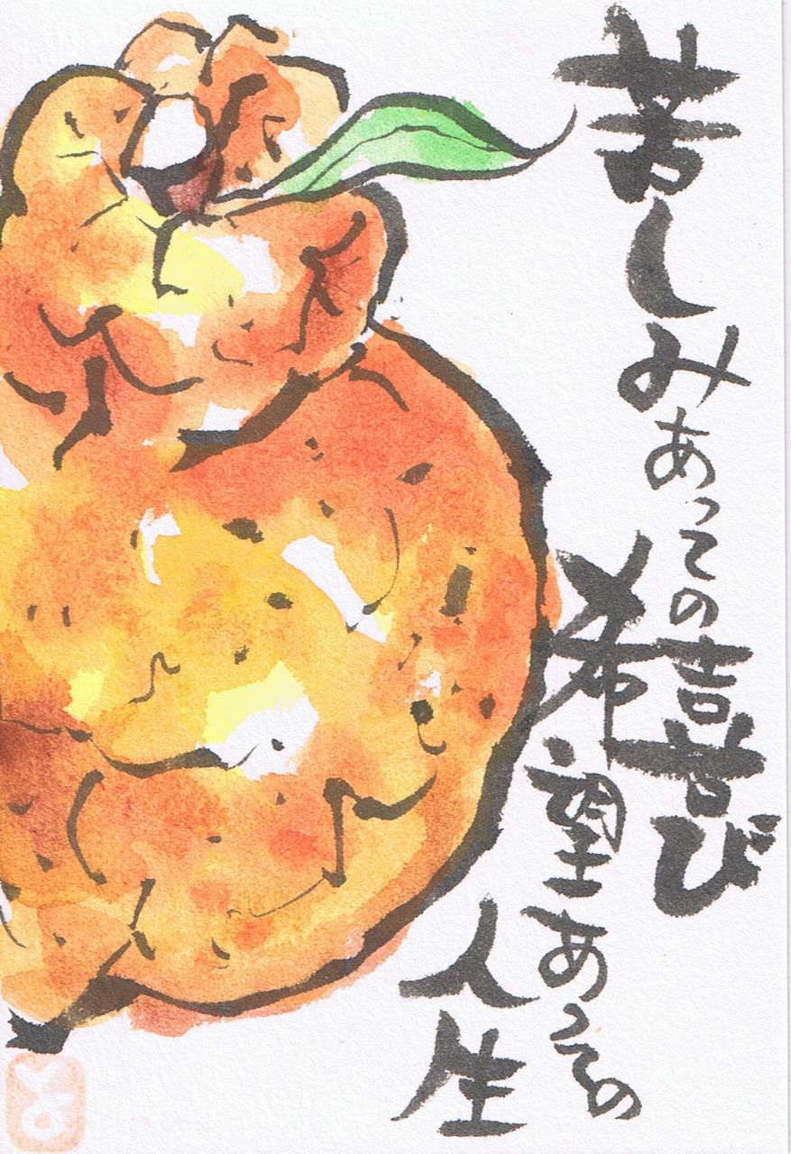 マミズマミーの絵手紙日和 デコポン Mamizmammyのblog マミズマミーの絵手紙日和 デコポン Mamizmammyのblog