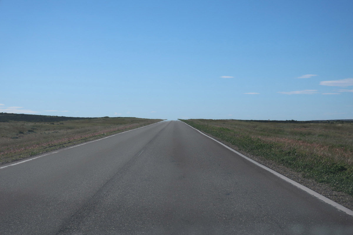 逃げ水 パタゴニア その５１６ まもるの旅景色