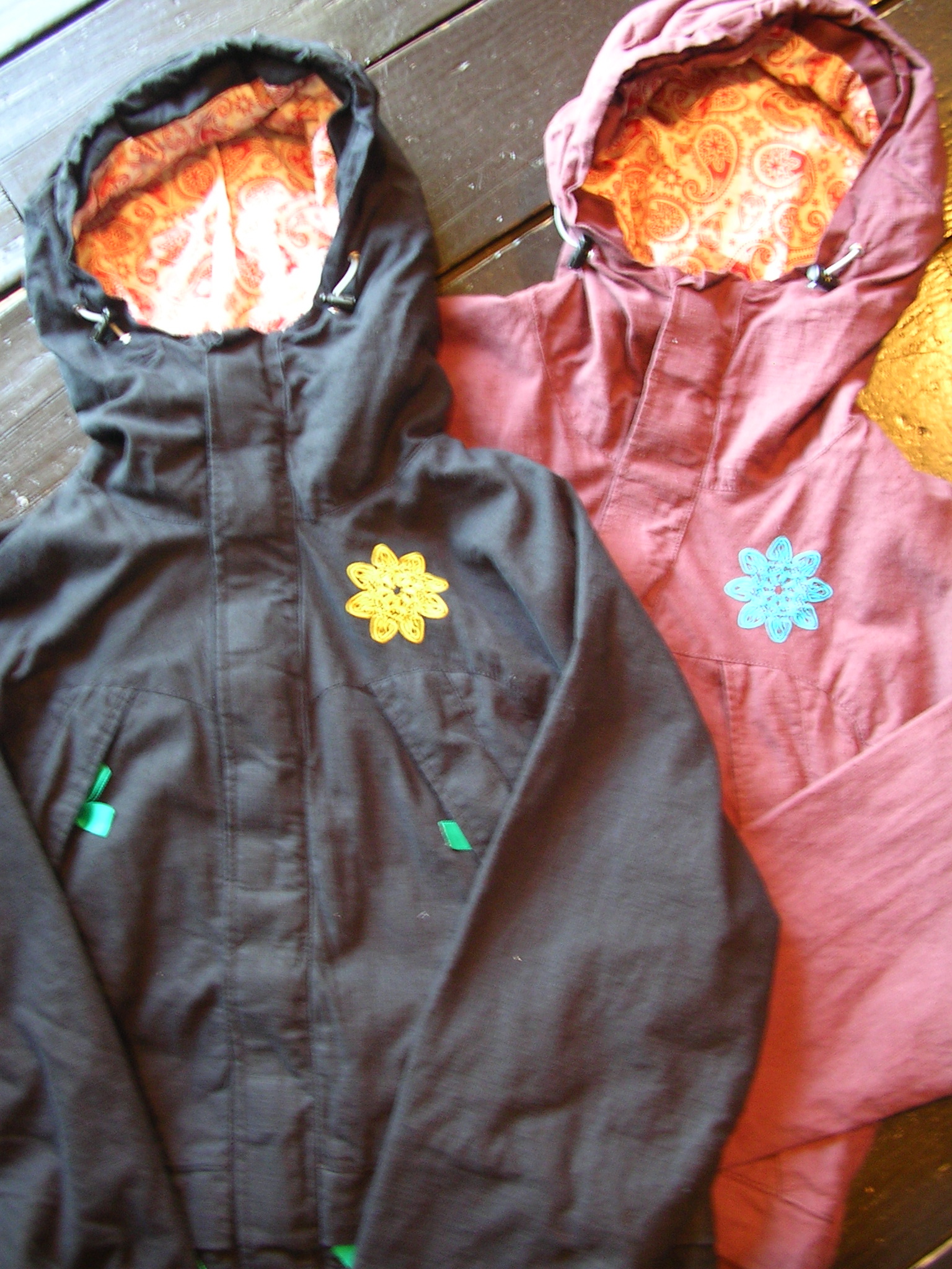 THC TOKYO HEMP CONNECTION☆ヘンプ ダウンベスト 赤 S