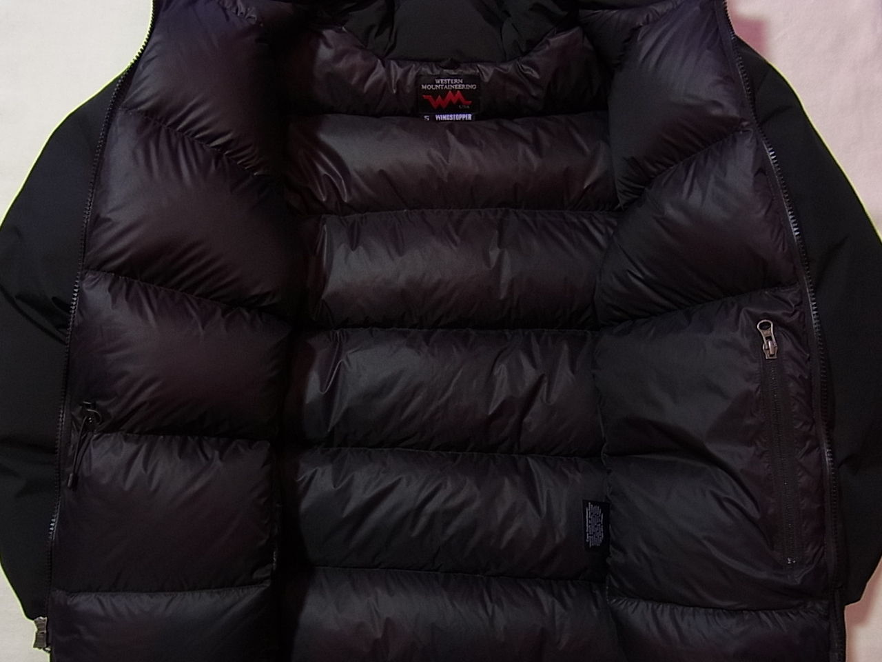 ウェスタンマウンテニアリング　M　ダウンベスト　アメリカ製　グースダウン　黒 ウェスタンマウンテニアリング M ダウンベスト アメリカ製