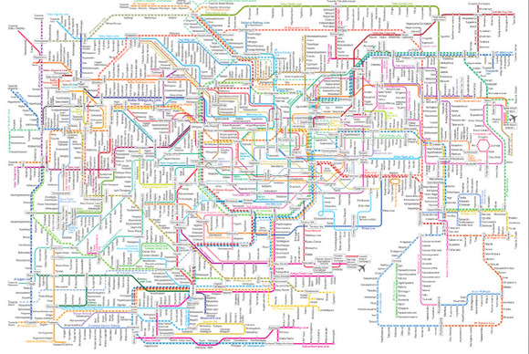 外国人「東京の地下鉄路線図が狂ってるｗｗｗｗｗｗ」