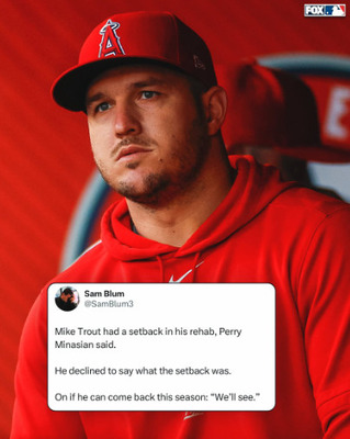 大谷翔平無二の親友、マイク・トラウトの今シーズン復帰が絶望的