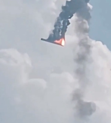 中国の民間ロケット「天竜3号」がエンジン試験中に故障し山の中へ墜落