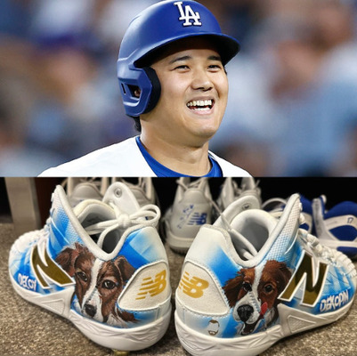 大谷ファン「翔平の履いているデコピンシューズがカワイすぎる！」
