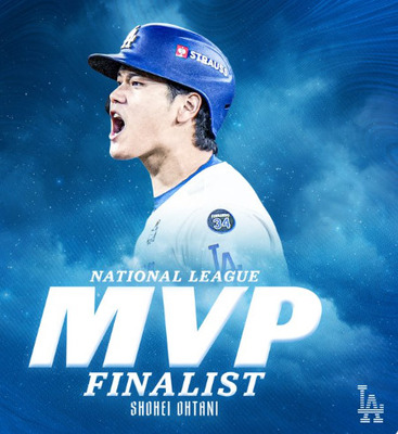 大谷翔平、ナ・リーグMVPの最終候補に選出