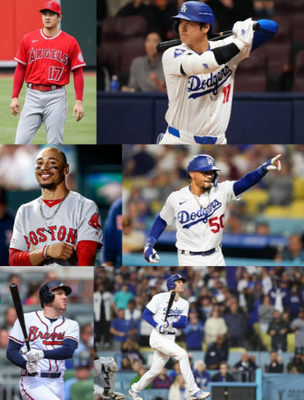 【MVPトリオ】ムーキ、大谷翔平、フリーマンはドジャースブルーの方がカッコイイ