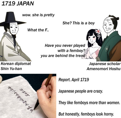 外国人がショックを受けたこと「江戸時代の日本人男性は男の娘とデートする」