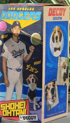 【初公開】8月29日配布の大谷翔平＆デコピン、ボブルヘッド人形