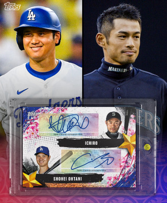 【激レア】イチローと大谷翔平のダブルサインカードが近日発売