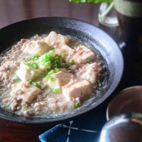 簡単でも本格派 調味料2つの塩麻婆豆腐 作り方 : manaの発酵ごはんいただきます