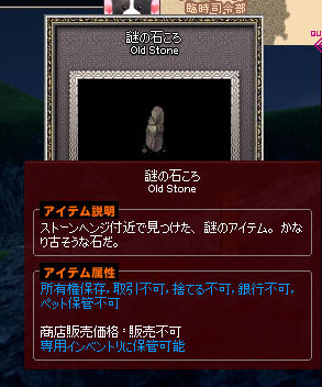 謎の石ころ