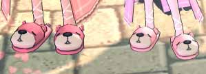 クマのスリッパ