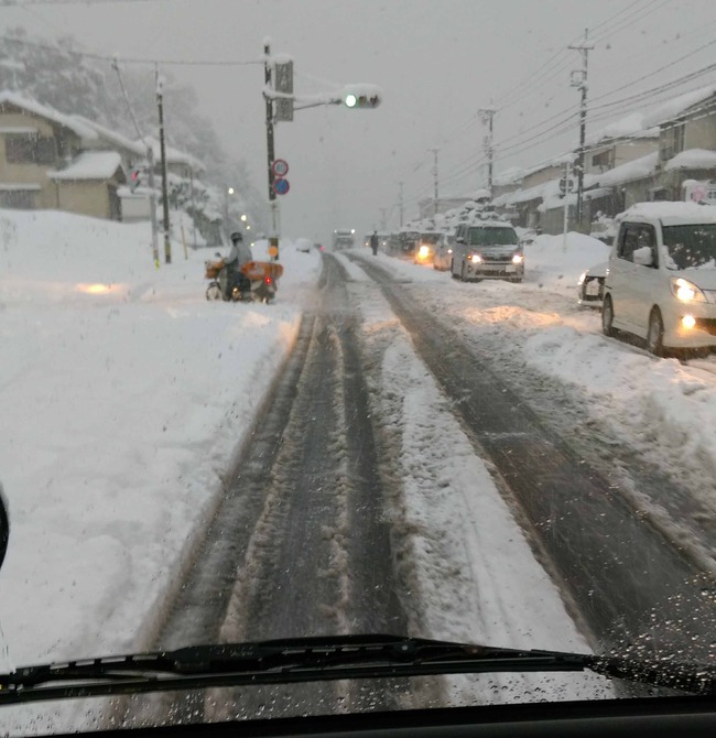 ひどい雪