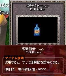 経験値ポーション