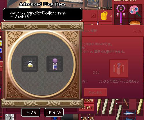 アドバンスドプレイアイテム