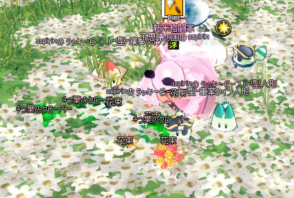 4つ葉のクローバー