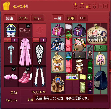 私のインベントリ
