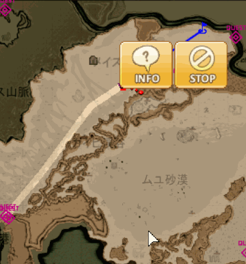 ズームアウトしたミニマップを右ドラッグ