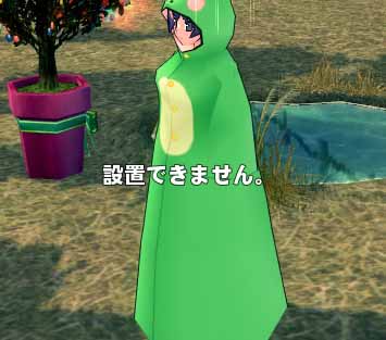 設置できません。