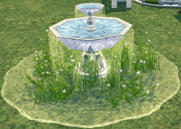 花飾りの噴水台2
