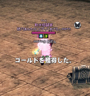 ゴールドを獲得した。