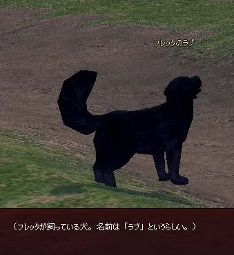 フレッタが飼っている犬。