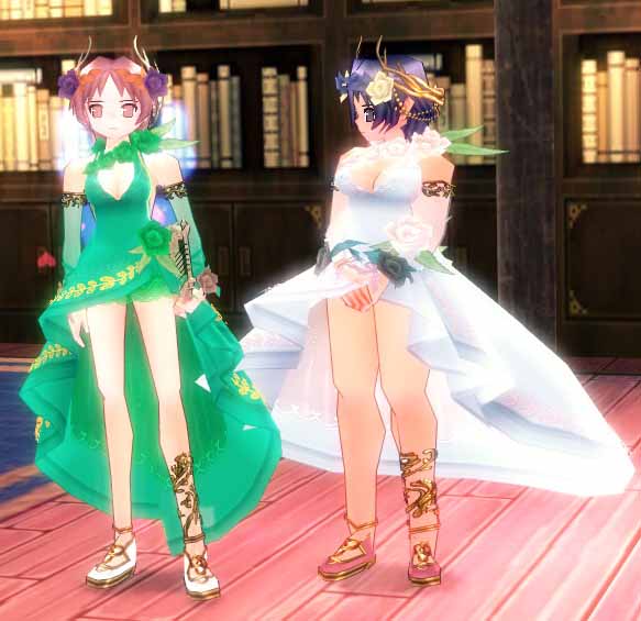 祝祭のドレス体形