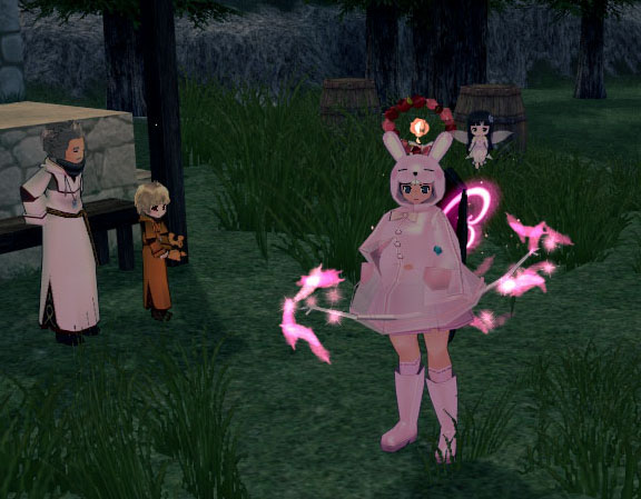 ピンクい羽根！