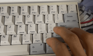 Fnを押しながらのHHKBカーソルキーその2