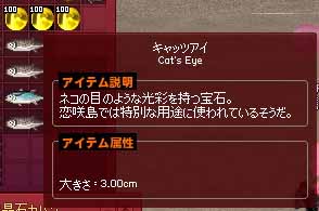 キャッツアイ300個