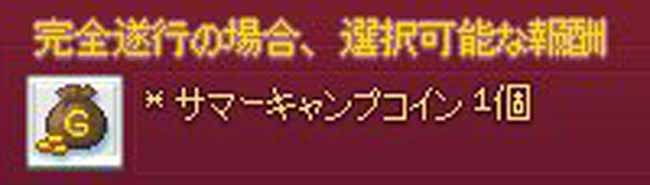 サマーキャンプコイン…