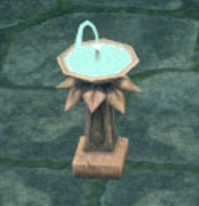 合成っぽい噴水