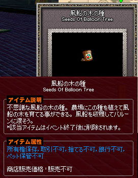 風船の木の種w