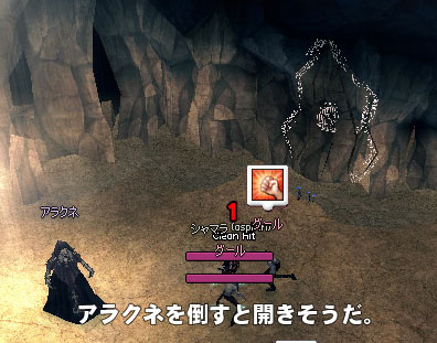 アラクネを倒すと開きそうだ。