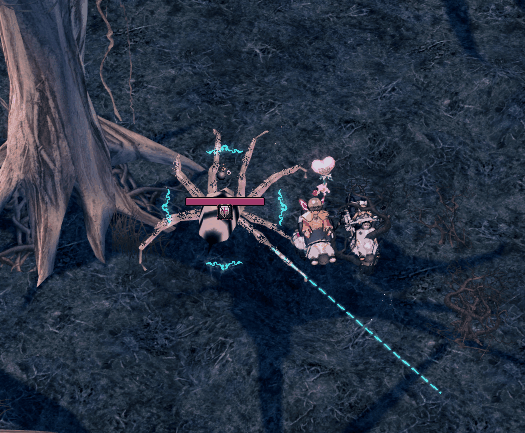 巨大赤目キンヨウグモ