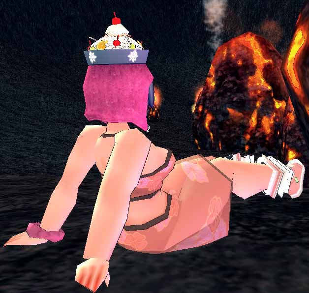 女性用水着花柄2