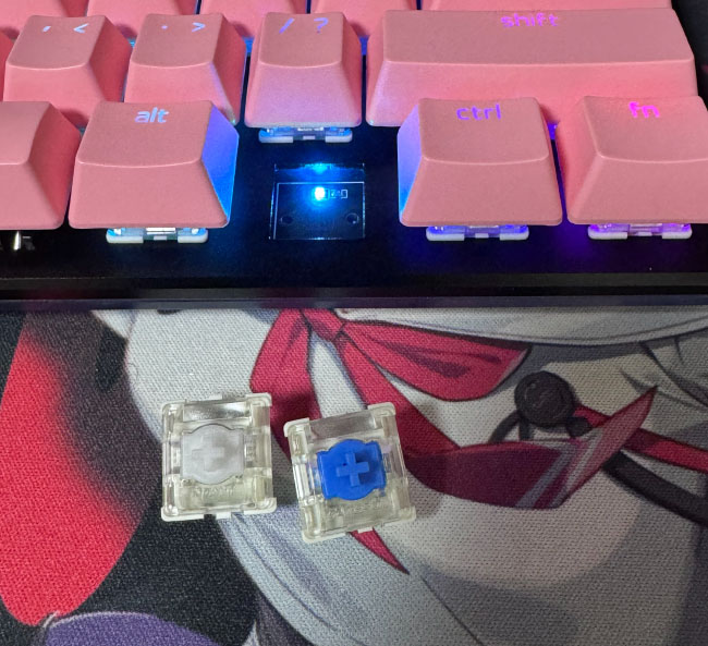 Pulsarのキーボード