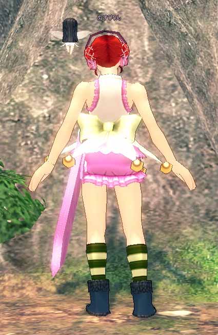 ピエロの衣装背面