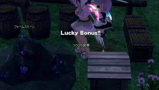 ファームストーンからフクロウ食券