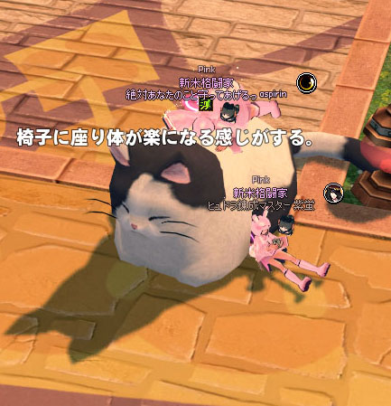 巨大猫チェアｗ