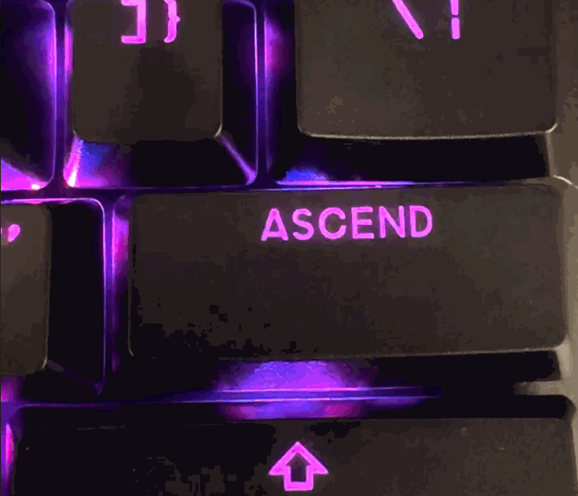 恥ずかしいASCENDキー