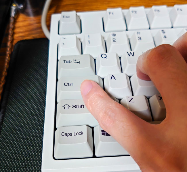 コントロールキーA