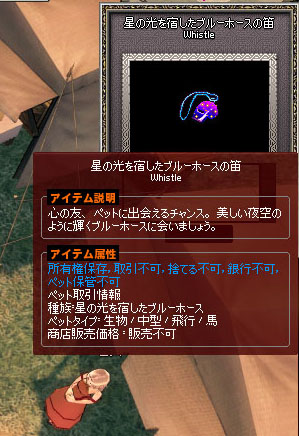 星の光を宿したブルーホース