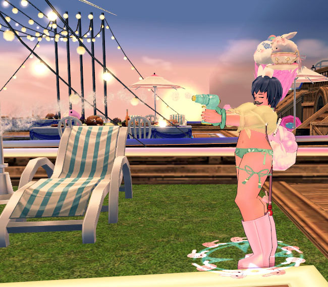 水鉄砲のエモーションの水着