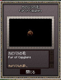 カピバラの毛5