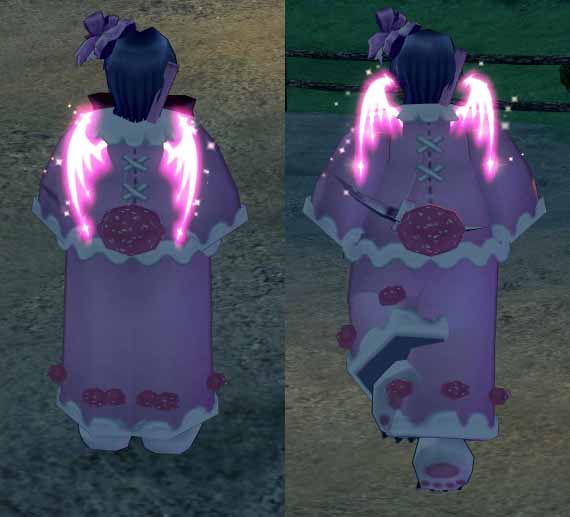 ピンクトゥインクル悪魔の翼