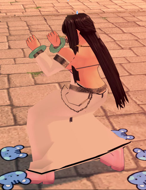 背中w