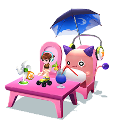 ピンクビーン椅子