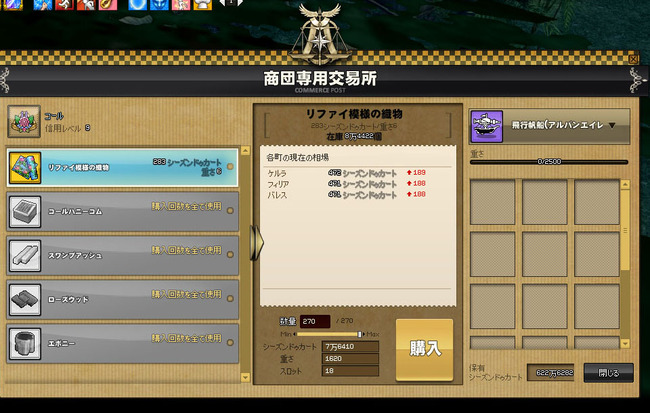 商団専用交易所