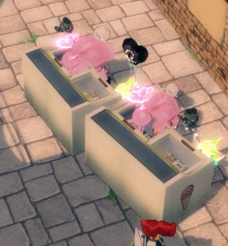 パダルルとアイスクリーム冷凍庫